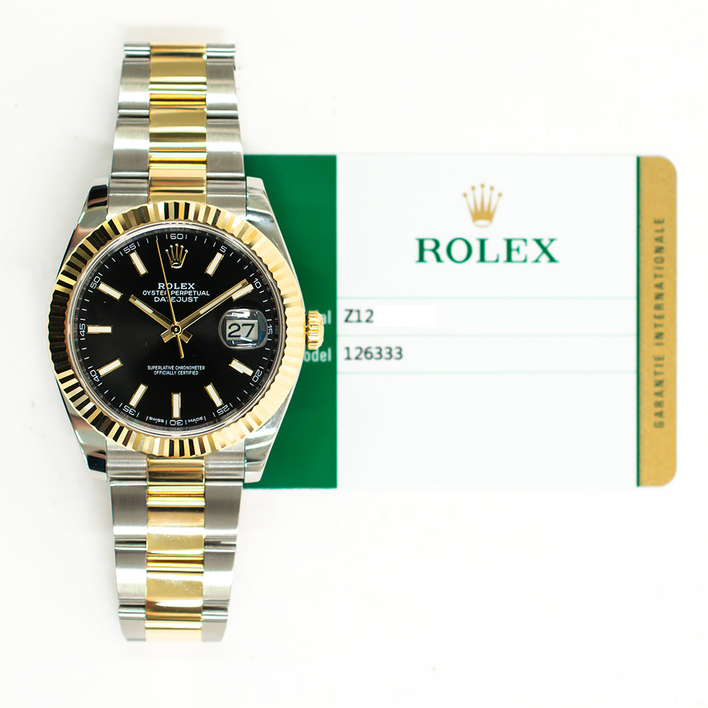 Datejust 41mm Steel and Yellow Gold 126333