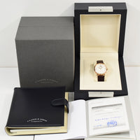 Lange 1 Moon Phase 38.5 mm Rose Gold Manual Winding 381.032