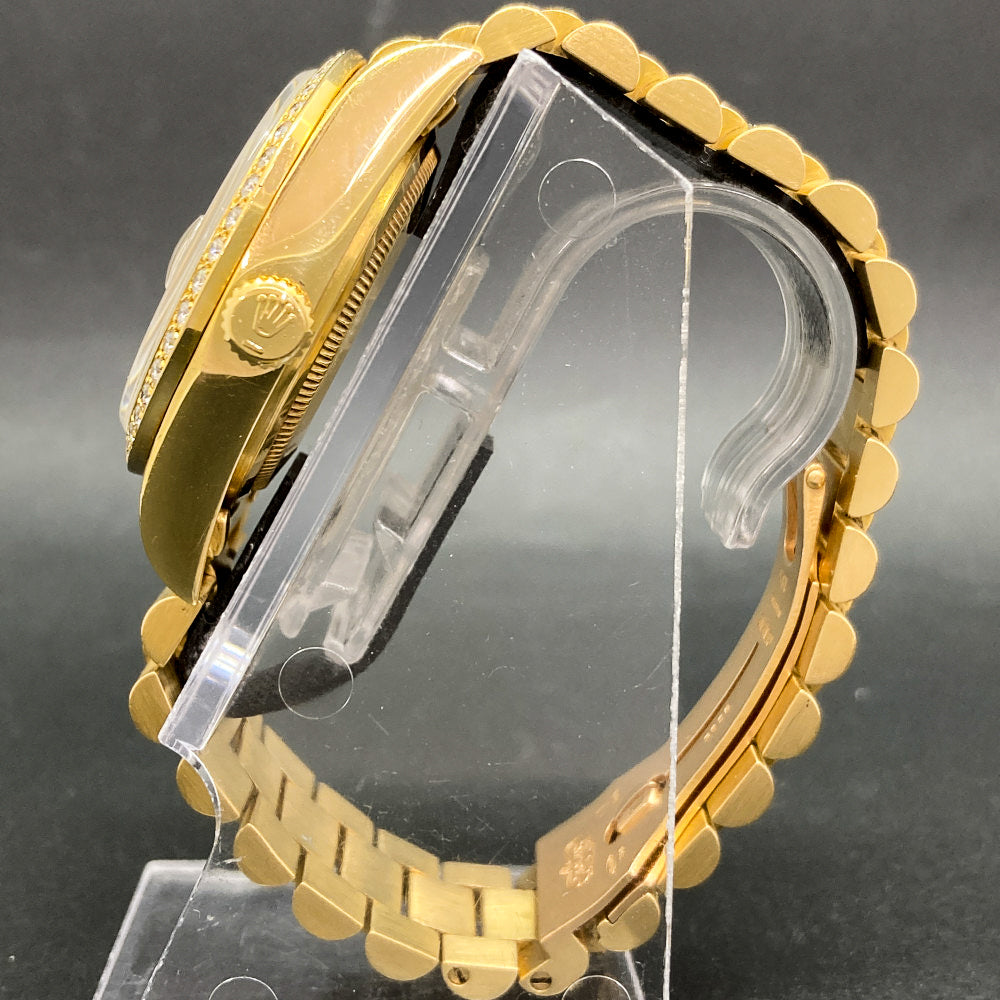 Day-Date President 36mm Diamond Bezel Yellow Gold 18048