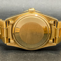 Day-Date President 36mm Diamond Bezel Yellow Gold 18048