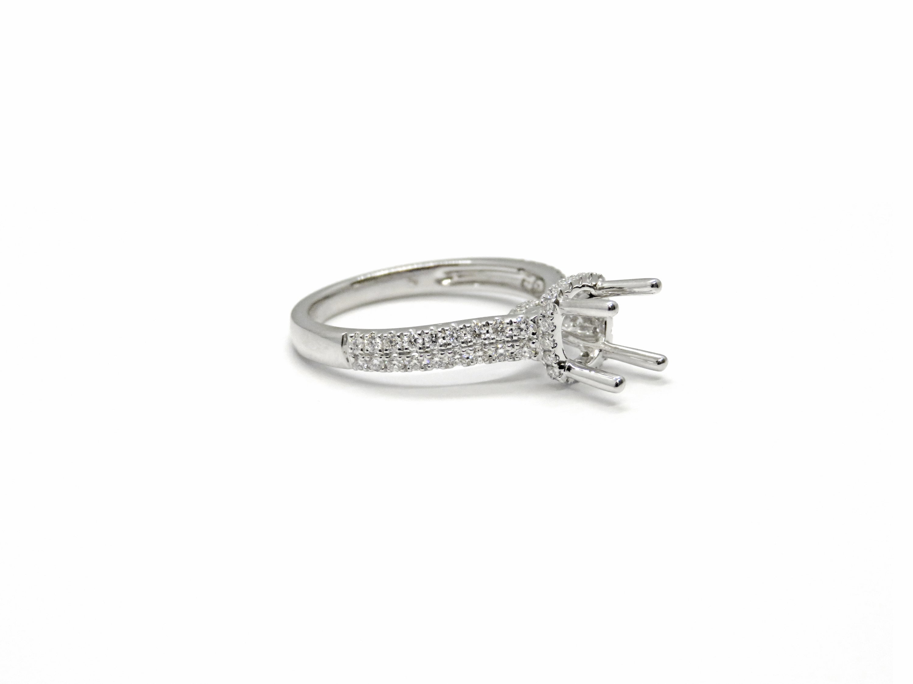 Platinum Diamond Engagement Ring Mounting