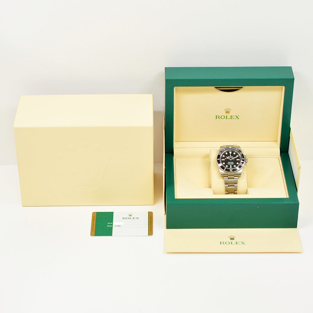 Submariner No Date 40mm Steel Ceramic Bezel 114060