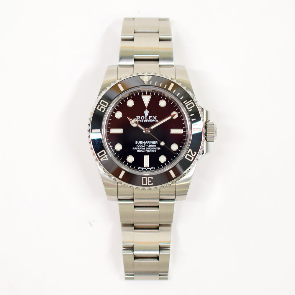 Submariner No Date 40mm Steel Ceramic Bezel 114060