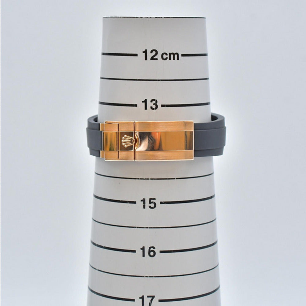 Yacht-Master 37mm Rose Gold on Strap 268655