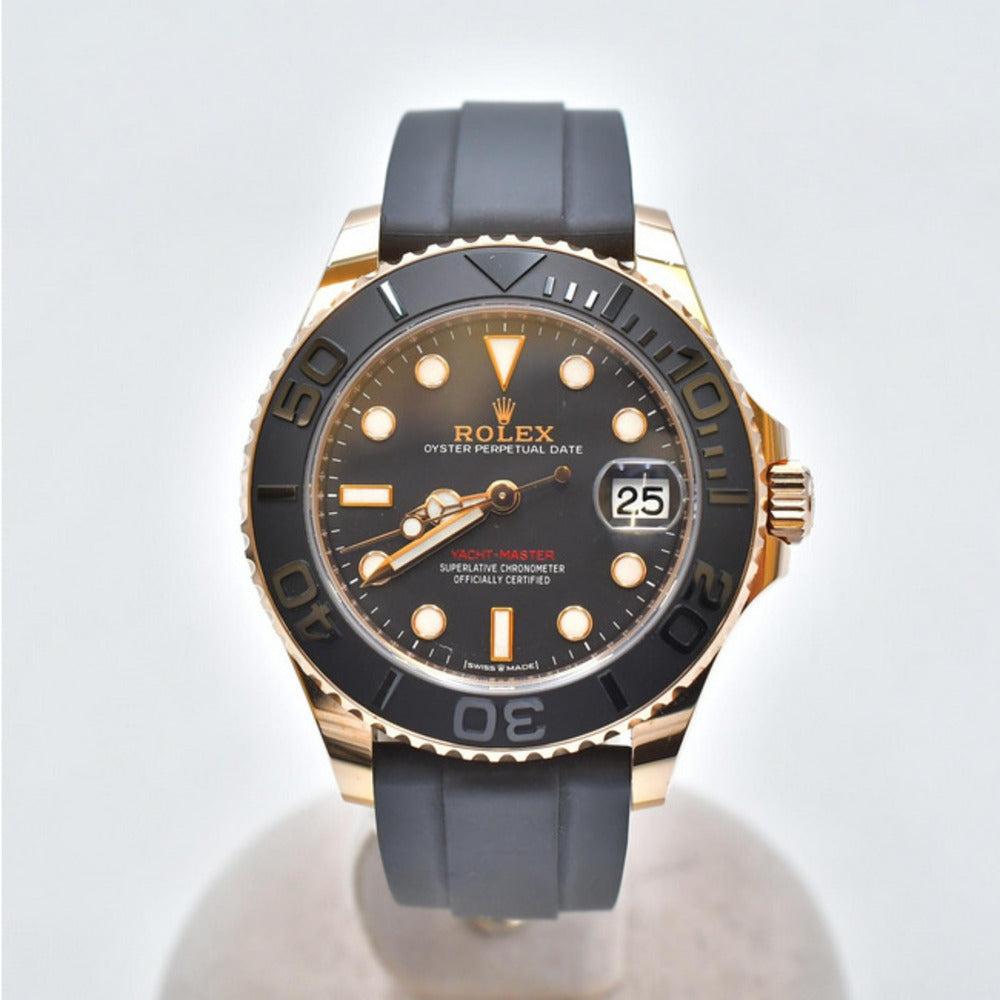 Yacht-Master 37mm Rose Gold on Strap 268655