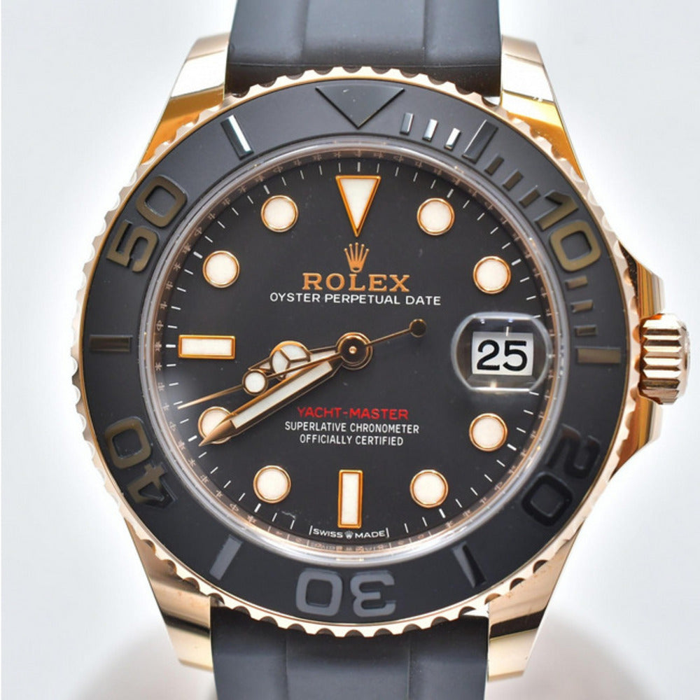 Yacht-Master 37mm Rose Gold on Strap 268655