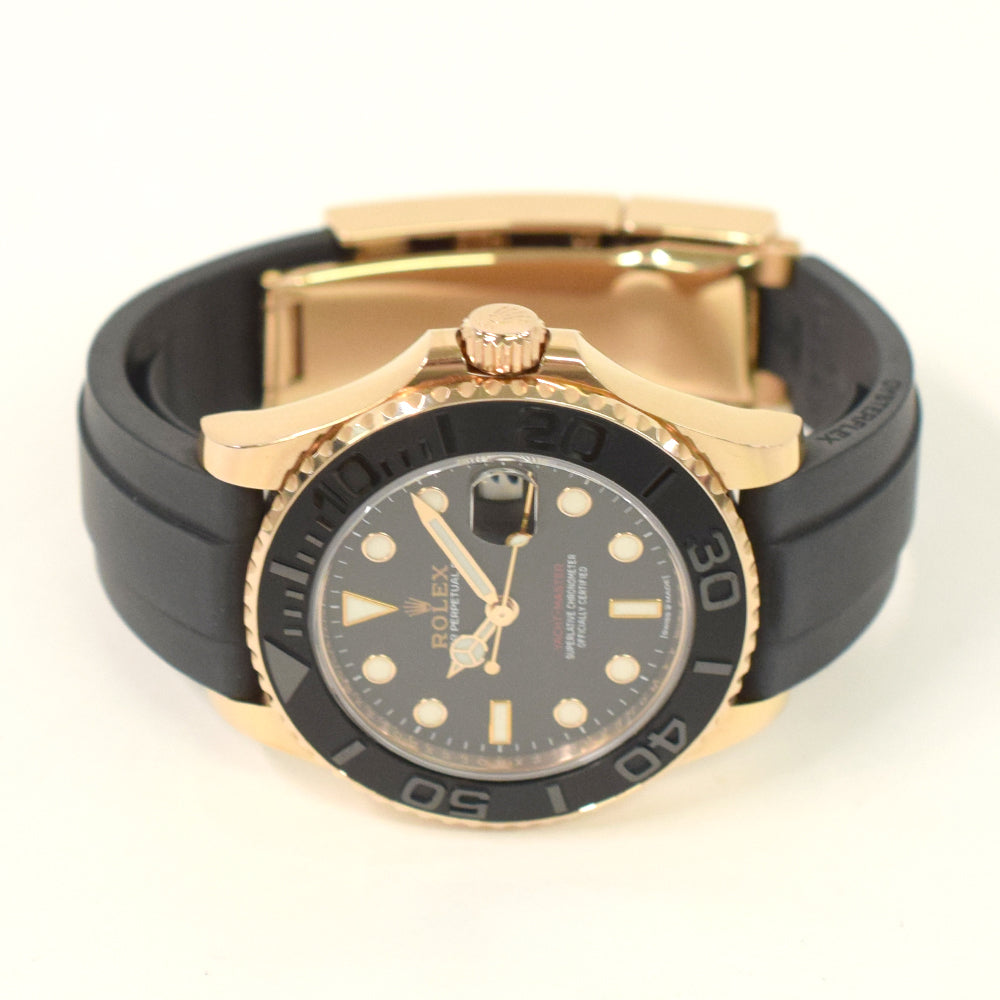Yacht-Master 37mm Rose Gold on Strap 268655