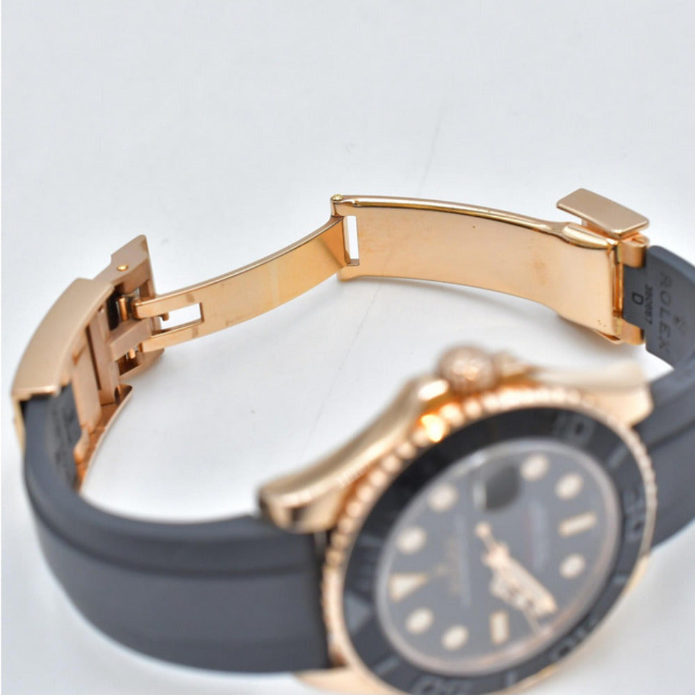 Yacht-Master 37mm Rose Gold on Strap 268655