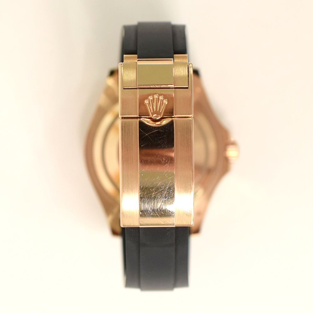 Yacht-Master 37mm Rose Gold on Strap 268655