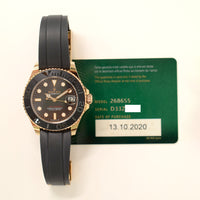 Yacht-Master 37mm Rose Gold on Strap 268655