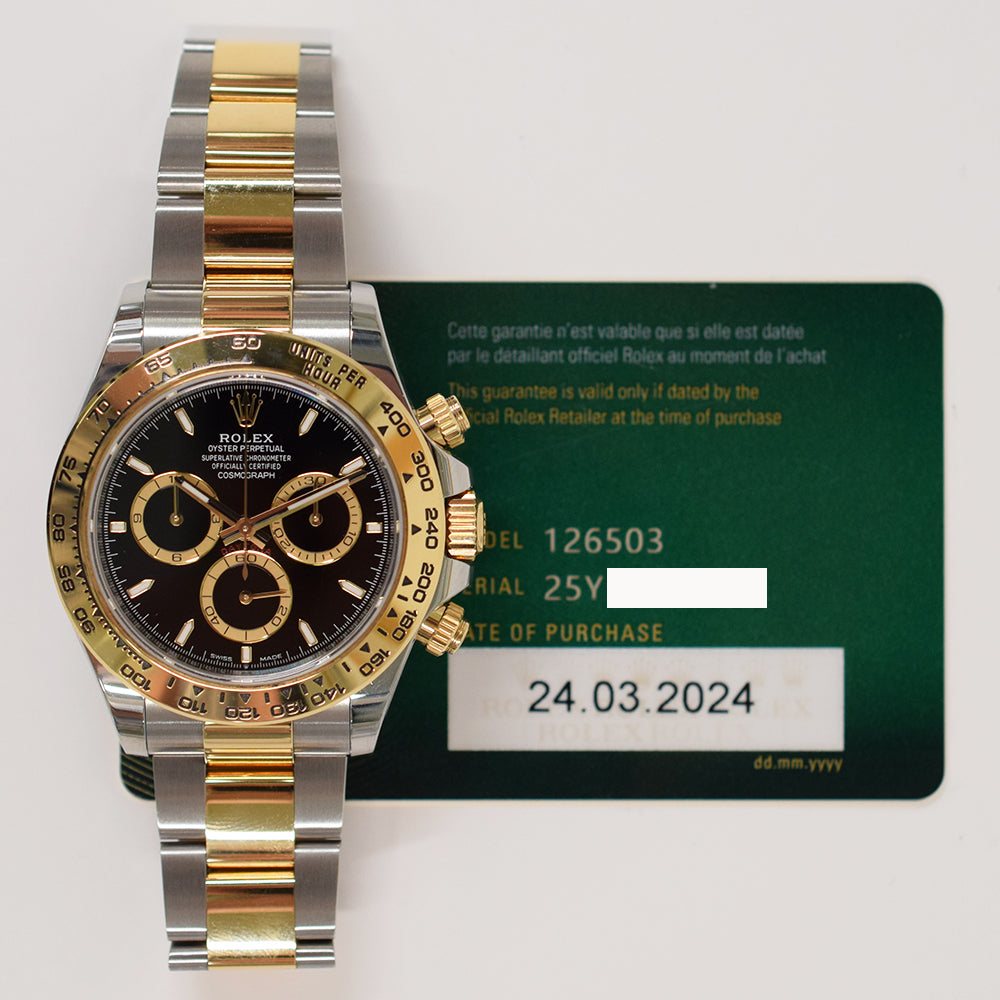 Daytona Steel and Yellow Gold 126503