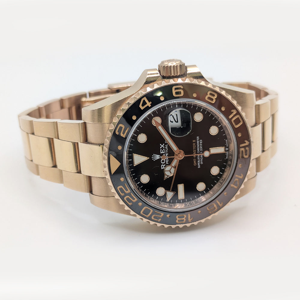 GMT-Master II "Root Beer" Rose Gold 126715CHNR