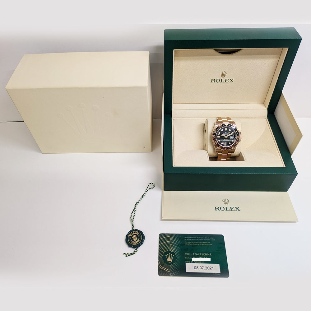 GMT-Master II "Root Beer" Rose Gold 126715CHNR