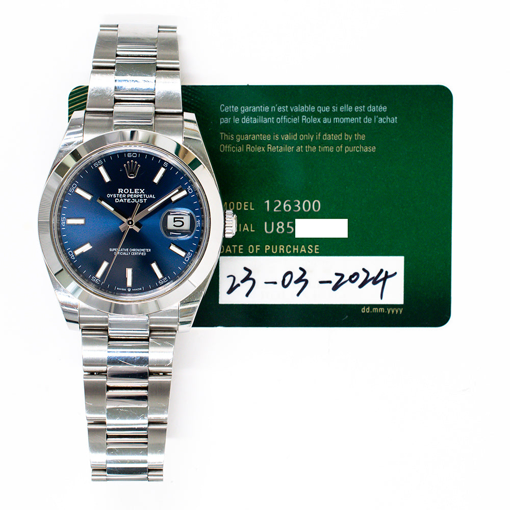 Datejust 41mm Steel 126300