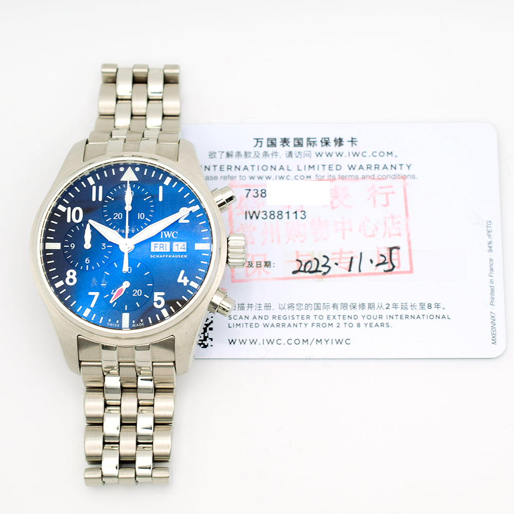 Pilot's Watch 41mm Chronograph Stainless Steel IW388113