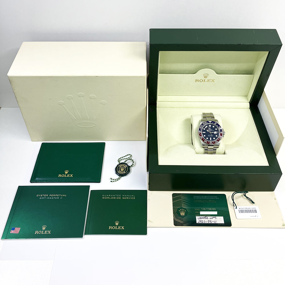 GMT-Master II White Gold "Pepsi" 126719BLRO