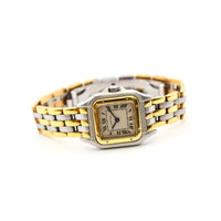 Panthère de Cartier Quartz - Steel and Yellow Gold - 22mm x 22mm W25029B8