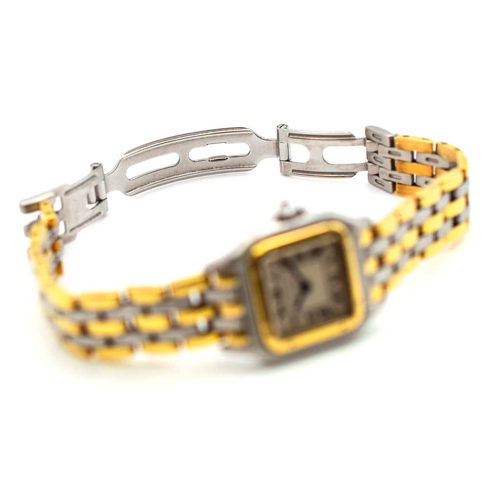 Panthère de Cartier Quartz - Steel and Yellow Gold - 22mm x 22mm W25029B8