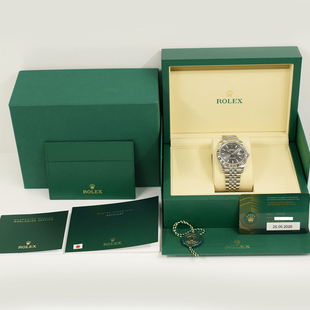 Datejust 41mm Steel and White Gold 126334