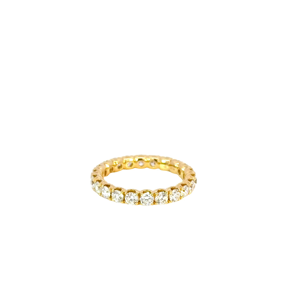 18k yellow gold eternity band