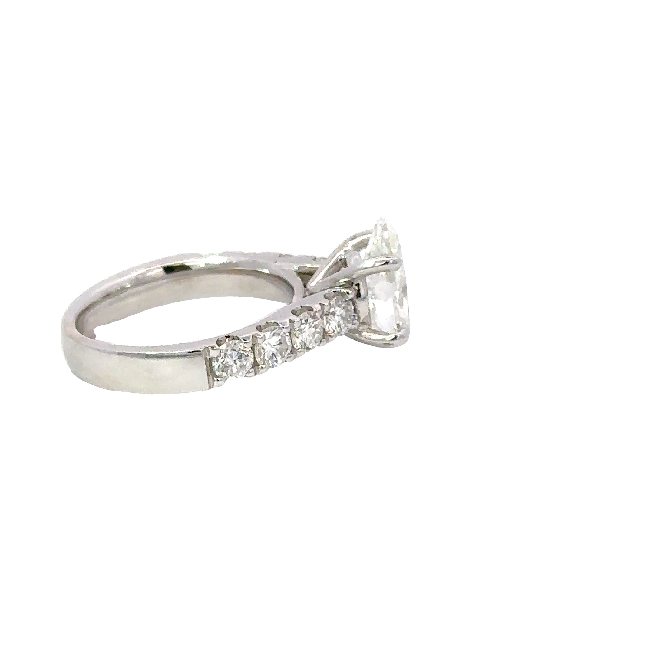 18kt White Gold 2.5ct Diamond Engagement Ring