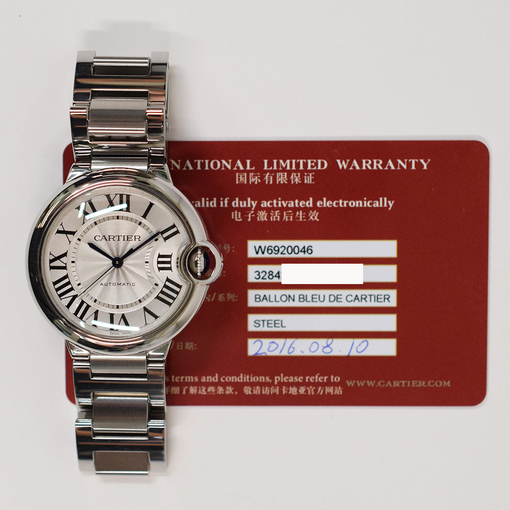 Ballon Bleu Large 36mm - Steel W6920046