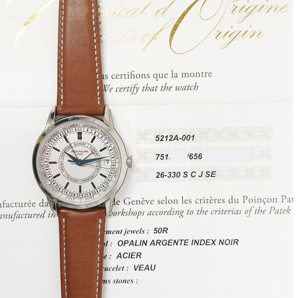 Complications Calatrava 40mm Weekly Calendar Stainless Steel Self Winding 5212A-001