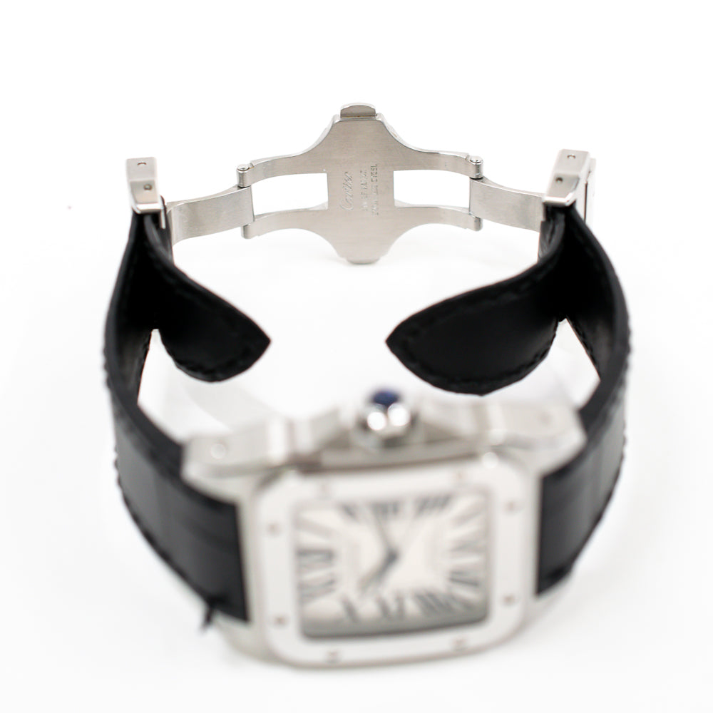 Santos 100 Large Steel - 51.1mm x 41.3mm W20073X8