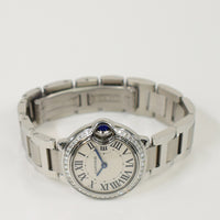 Ballon Bleu Small 28mm Diamond Bezel Steel W4BB0015