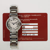 Ballon Bleu Small 28mm Diamond Bezel Steel W4BB0015