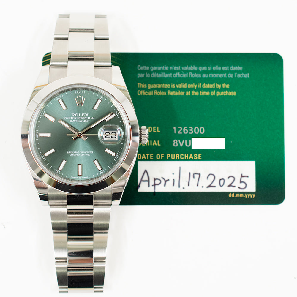 Datejust 41mm Steel 126300