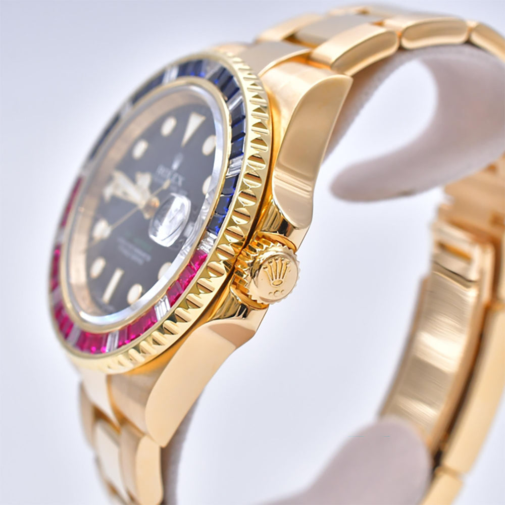 GMT-Master II "SARU" Sapphire/Ruby/Diamond Bezel 116748SARU