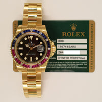 GMT-Master II "SARU" Sapphire/Ruby/Diamond Bezel 116748SARU