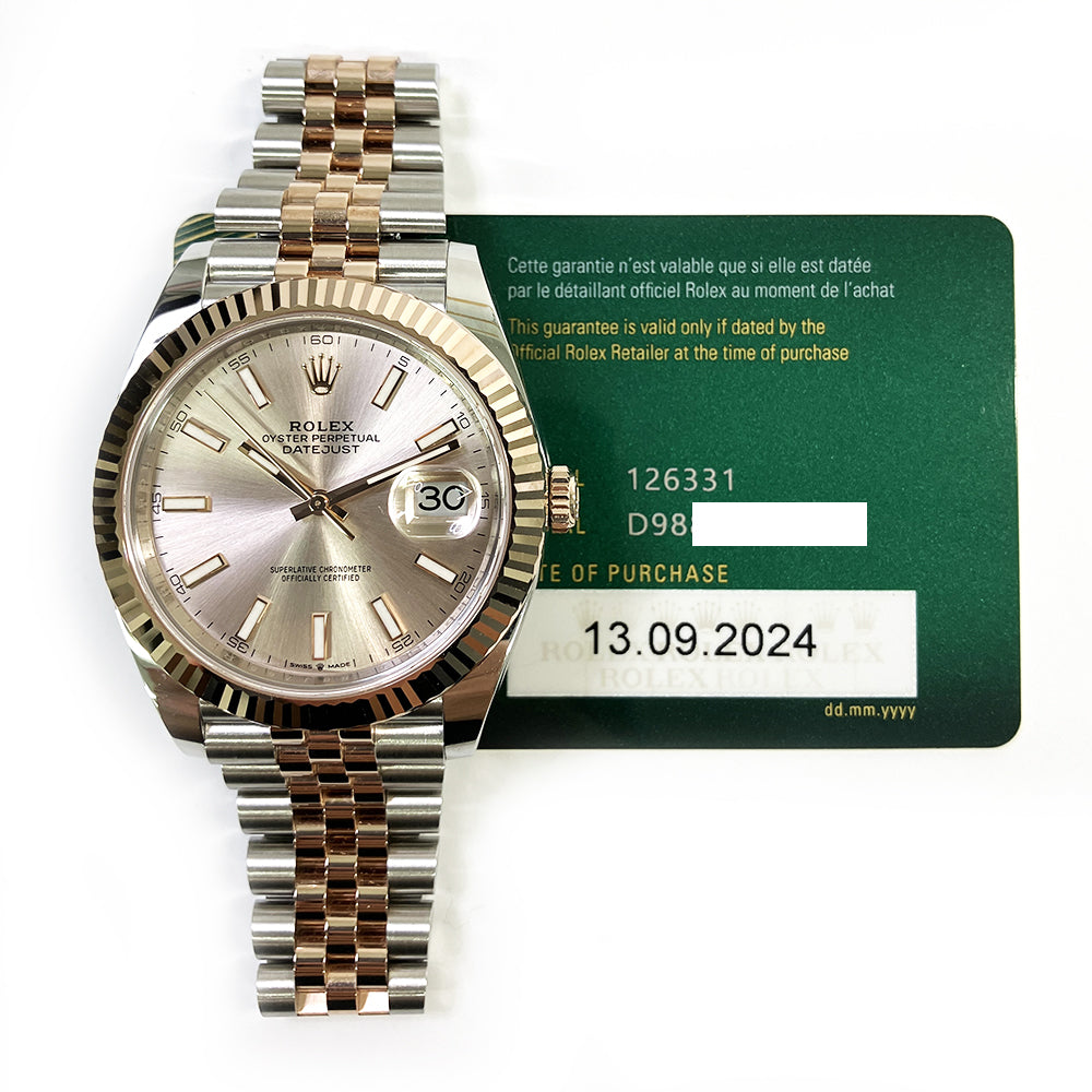 Datejust 41mm Steel and Rose Gold 126331