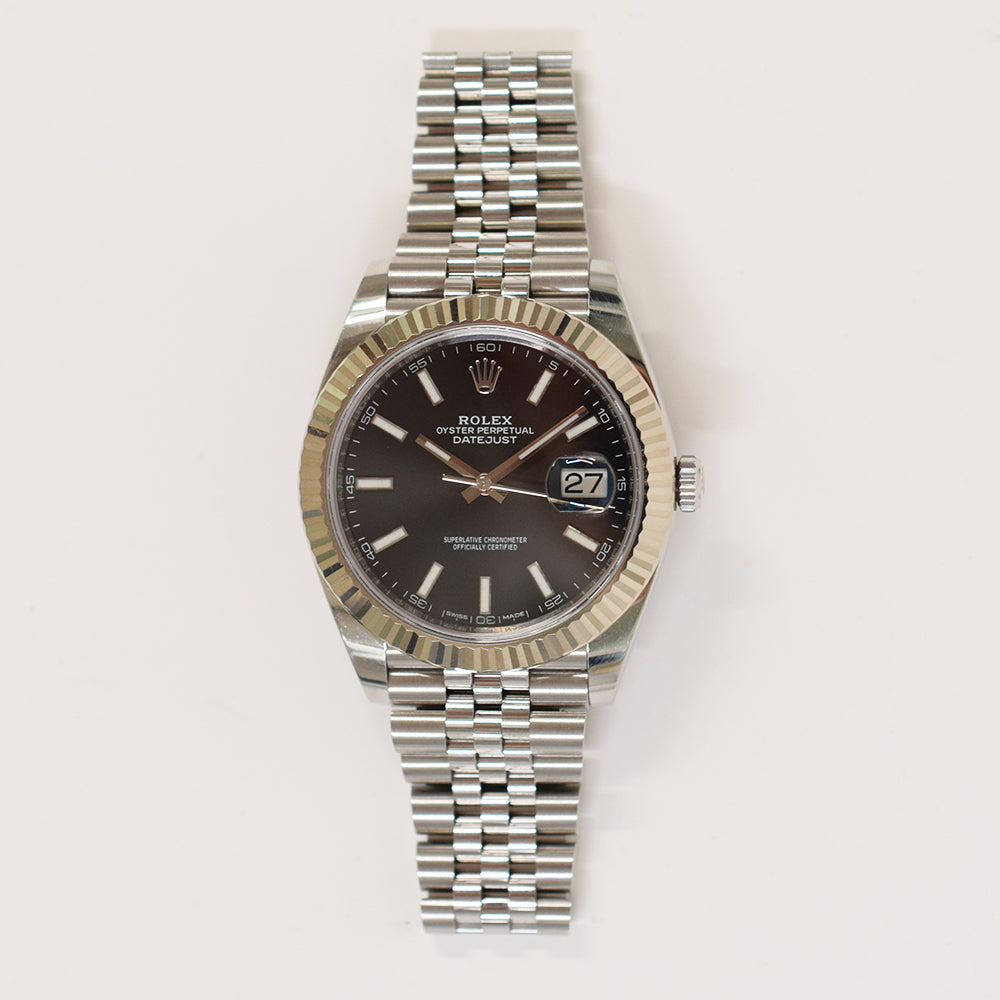Datejust 41mm Steel and White Gold 126334