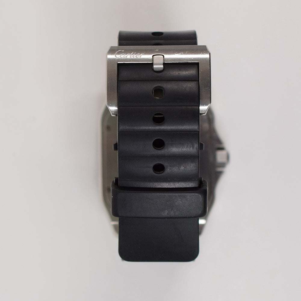Santos 100 Large 41.3mm x 51mm Stainless Steel selfwinding W20121U2
