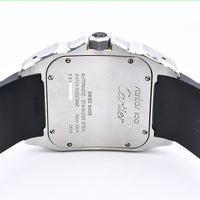 Santos 100 Large 41.3mm x 51mm Stainless Steel selfwinding W20121U2