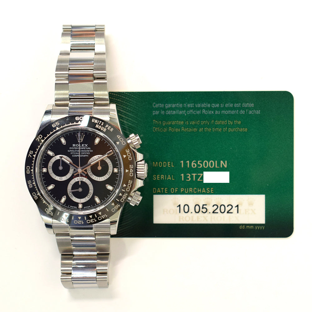 Daytona Steel Ceramic Bezel 116500LN