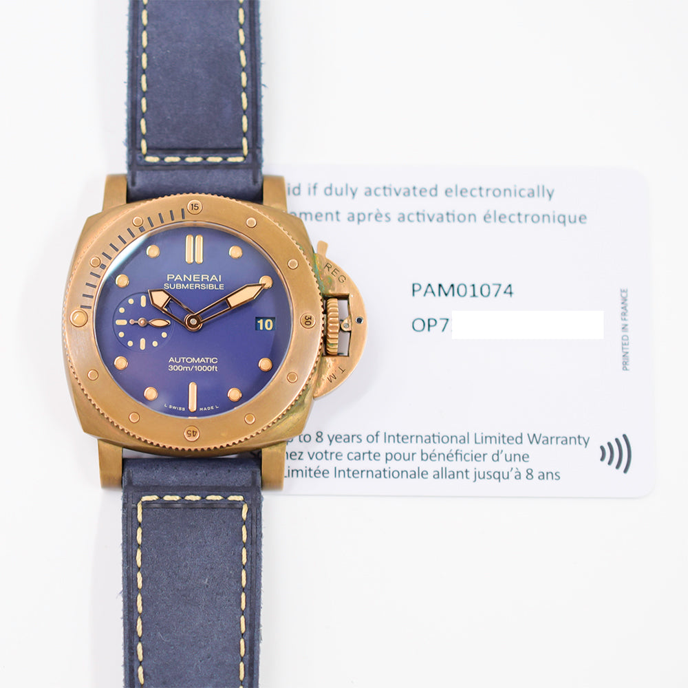 Submersible Bronzo 42mm PAM01074