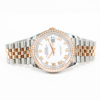 Datejust 36mm Diamond Bezel Steel and Rose Gold 126281RBR