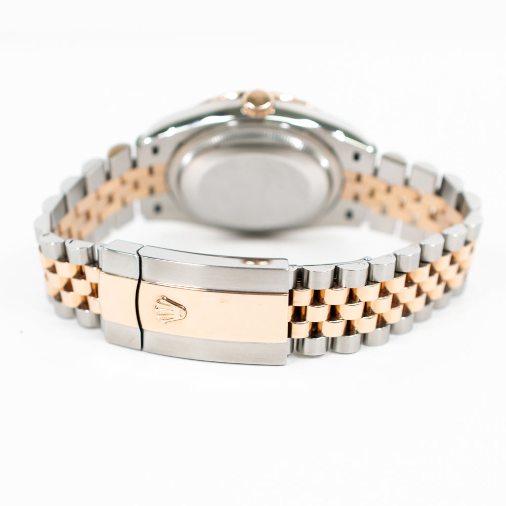 Datejust 36mm Diamond Bezel Steel and Rose Gold 126281RBR