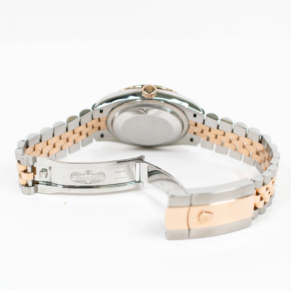 Datejust 36mm Diamond Bezel Steel and Rose Gold 126281RBR