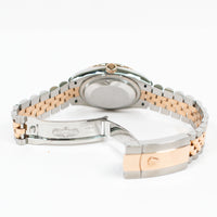 Datejust 36mm Diamond Bezel Steel and Rose Gold 126281RBR