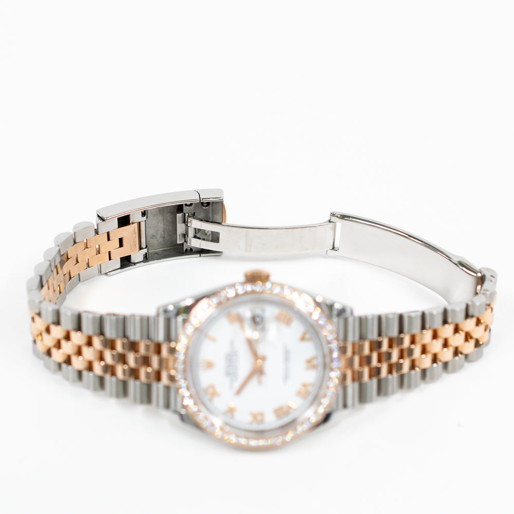 Datejust 36mm Diamond Bezel Steel and Rose Gold 126281RBR