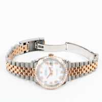 Datejust 36mm Diamond Bezel Steel and Rose Gold 126281RBR
