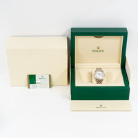 Datejust 36mm Diamond Bezel Steel and Rose Gold 126281RBR