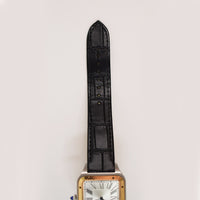 Santos Dumont Extra-Large 46.6mm x 33.9mm Stainless Steel and Rose Gold Bezel Manual winding W2SA0017