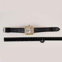 Santos Dumont Extra-Large 46.6mm x 33.9mm Stainless Steel and Rose Gold Bezel Manual winding W2SA0017