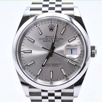 Datejust 36mm Domed Bezel Steel 126200