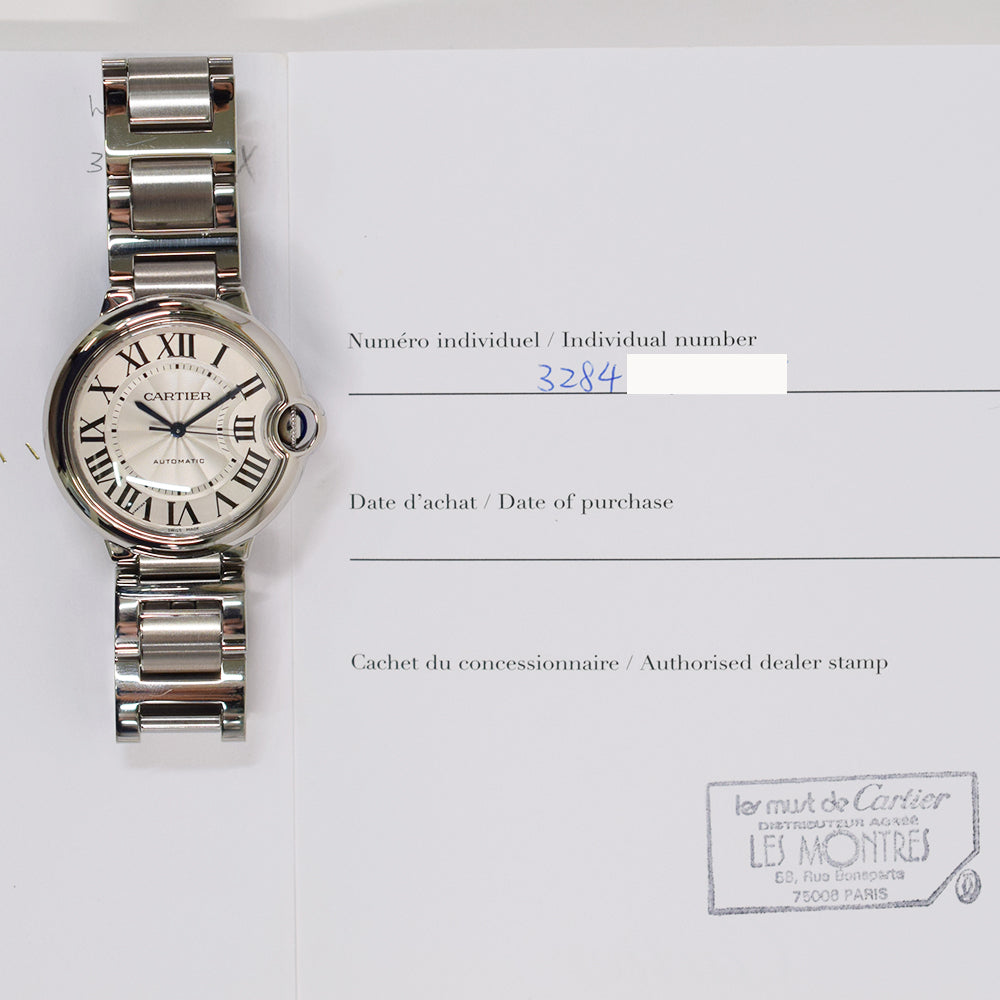 Ballon Bleu Large 36mm - Steel W6920046